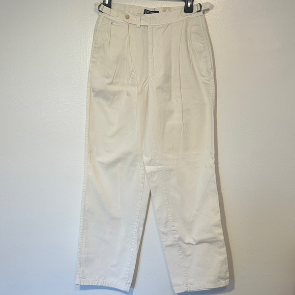 POLO Ralph Lauren Cream Pants - Picture 1 of 8